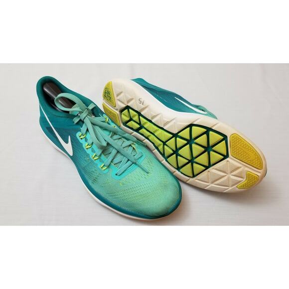 Nike Women's Flex 2016 RN 830751-300 Hyper Turquoise Running Shoes Lace Up Sz 8 - Picture 3 of 12
